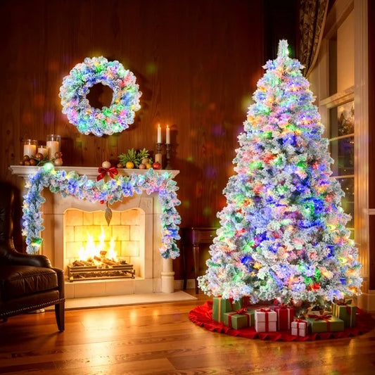 6FT Snow Flocked Christmas Tree