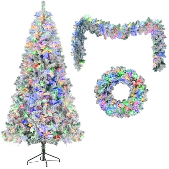 6FT Snow Flocked Christmas Tree