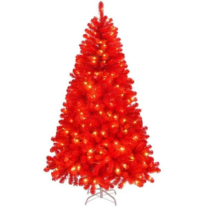 7 FT Pre-lit Artificial Christmas Tree