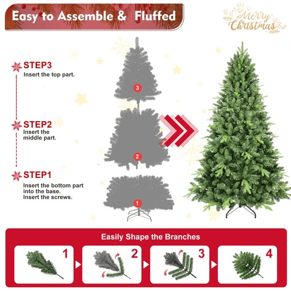 Artificial 7ft Green Christmas Tree