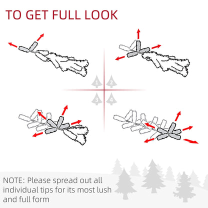 6' PVC Unlit Slim Artificial Pencil Christmas Tree Holiday