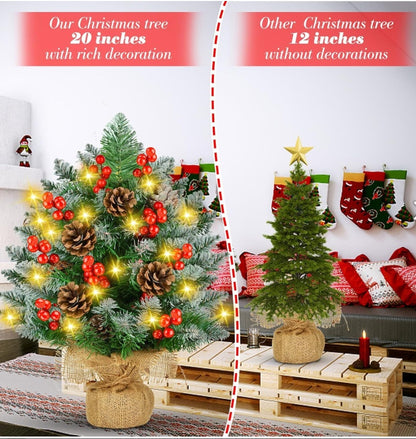 60cm Mini Christmas Tree With LED Lighting