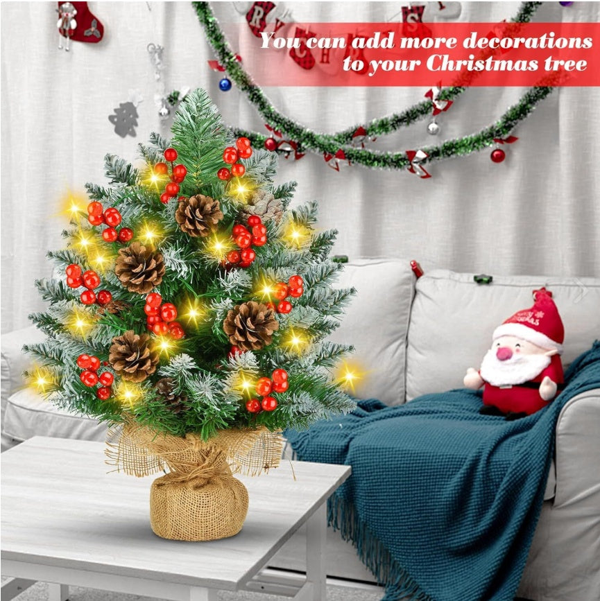 60cm Mini Christmas Tree With LED Lighting