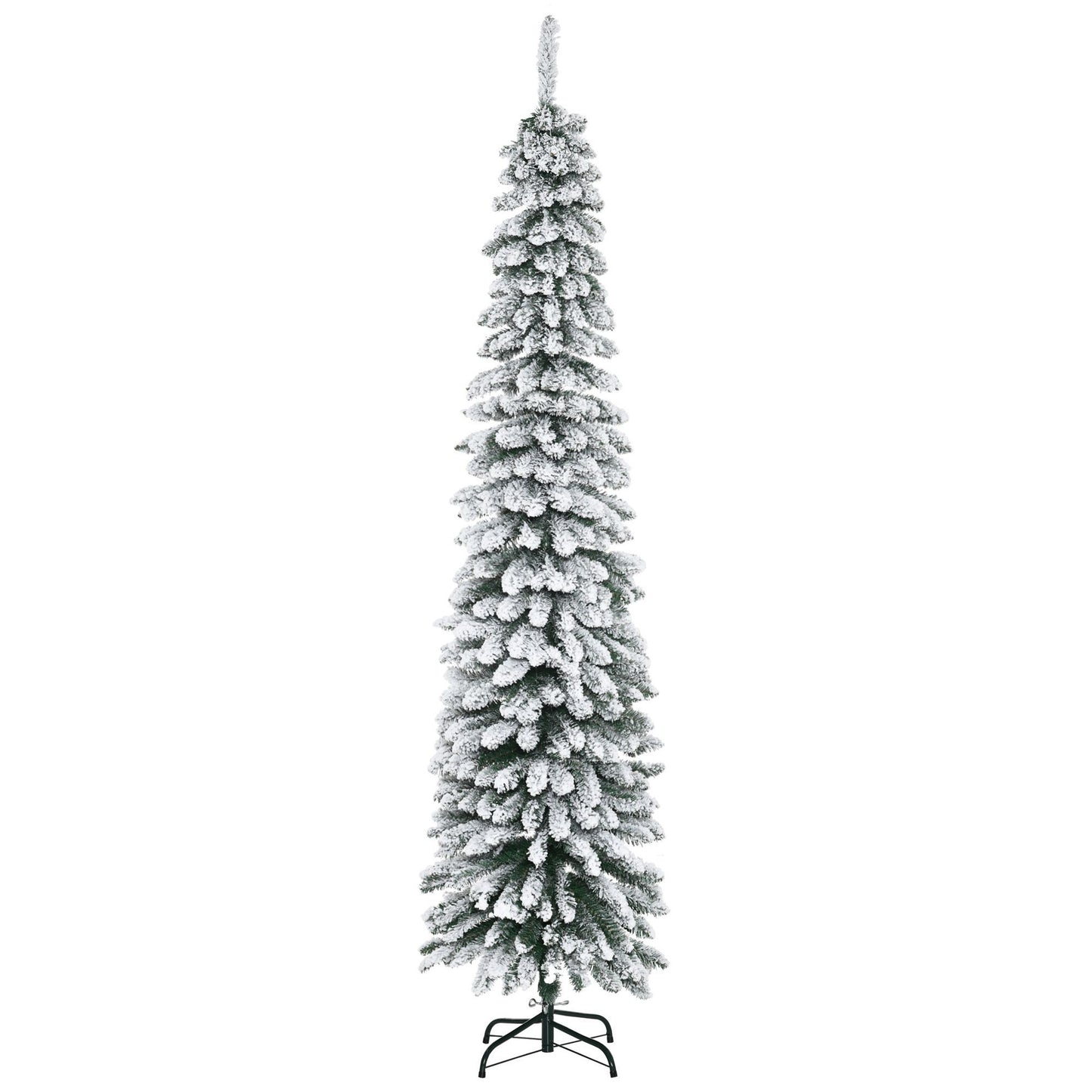 7ft Snow-Flocked Artificial Christmas Tree