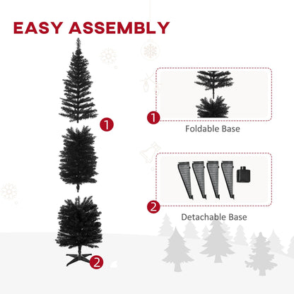 7FT Artificial Christmas Tree, Pencil Christmas Tree