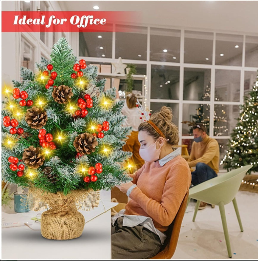 60cm Mini Christmas Tree With LED Lighting