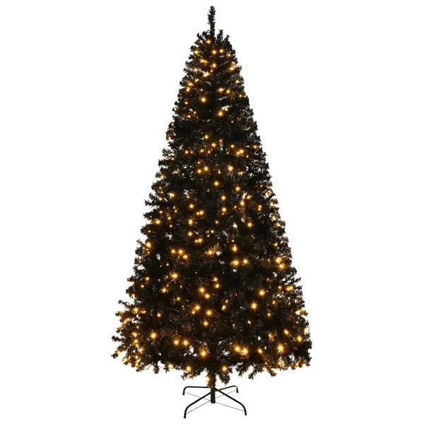 8 FT Artificial Christmas Tree, 550 Lights And Remote Control