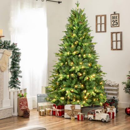 Christmas Tree 5,6,7,8,9ft PE PVC Hybrid Tree