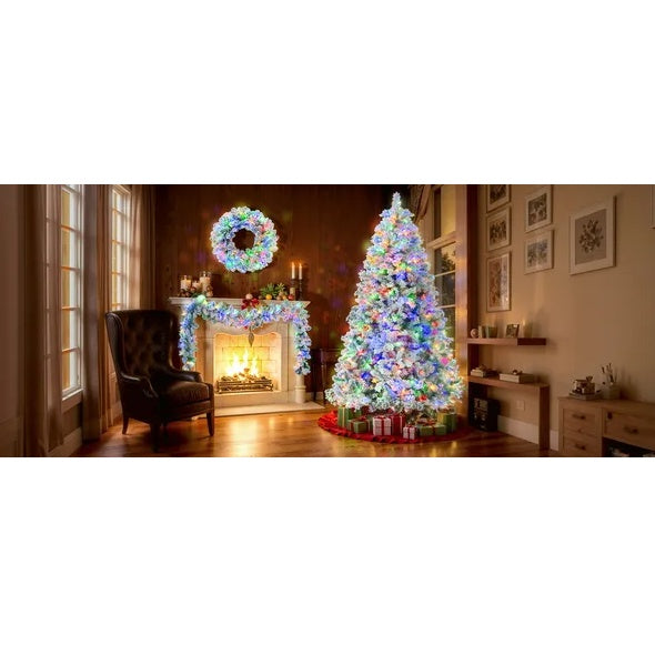 6FT Snow Flocked Christmas Tree